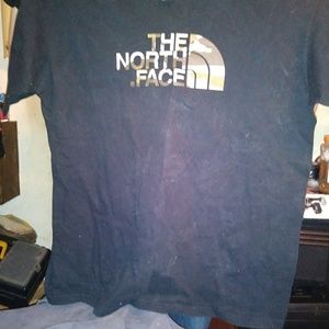 NORTH FACE CAMOUFLAGE MENS T-SHIRT LARGE IN SIZE